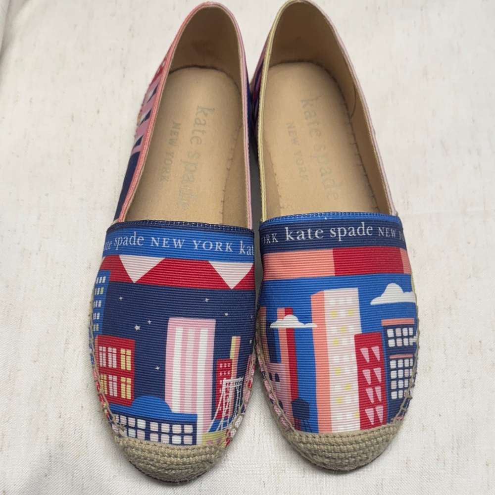 Kate Spade Multicolor Cityscape Espadrilles